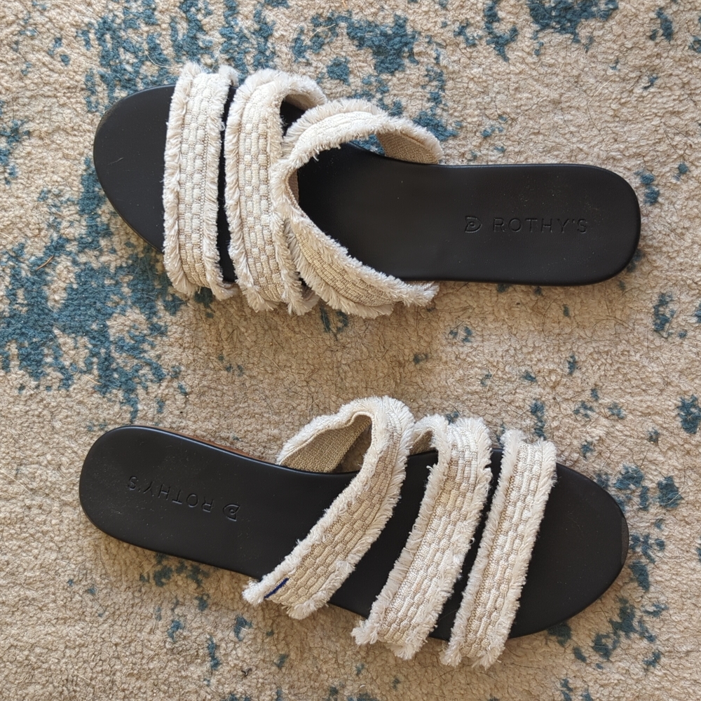 Size 10 Rothys Triple Band Sandal